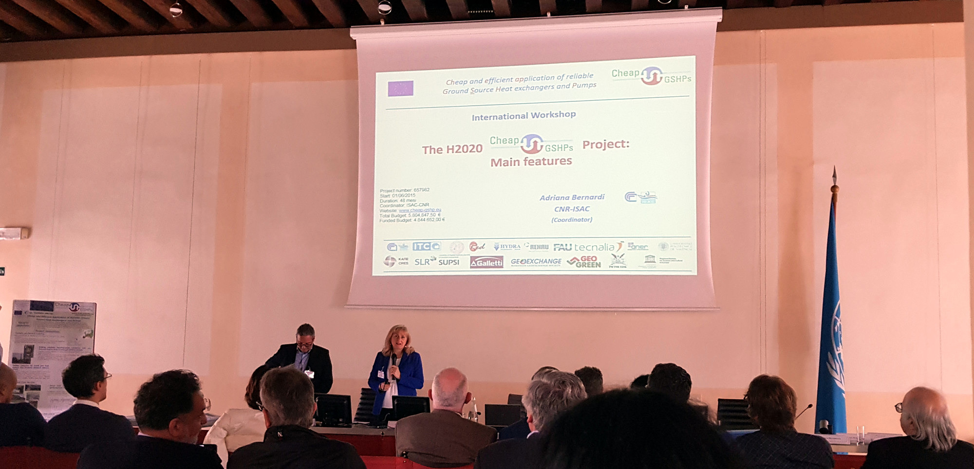 Dr. Adriana Bernardi (CNR, Italy) opens the conference