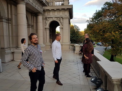 Empfang durch die Stadt Belgrad und Begrüßung durch den stellvertretenden Bürgermeister im Rathaus der Stadt (Foto: Johannes Müller).