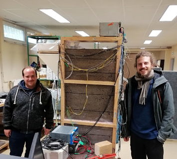 Nach vollbrachter Arbeit zurück nach Erlangen mit freudiger Erwartung der Versuchsergebnisse (Foto: Jian Lin)